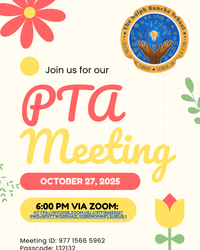 pta meeting flyer