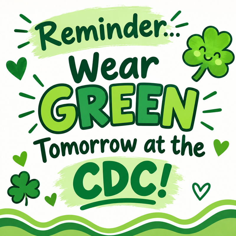 Wear Green tomorrow