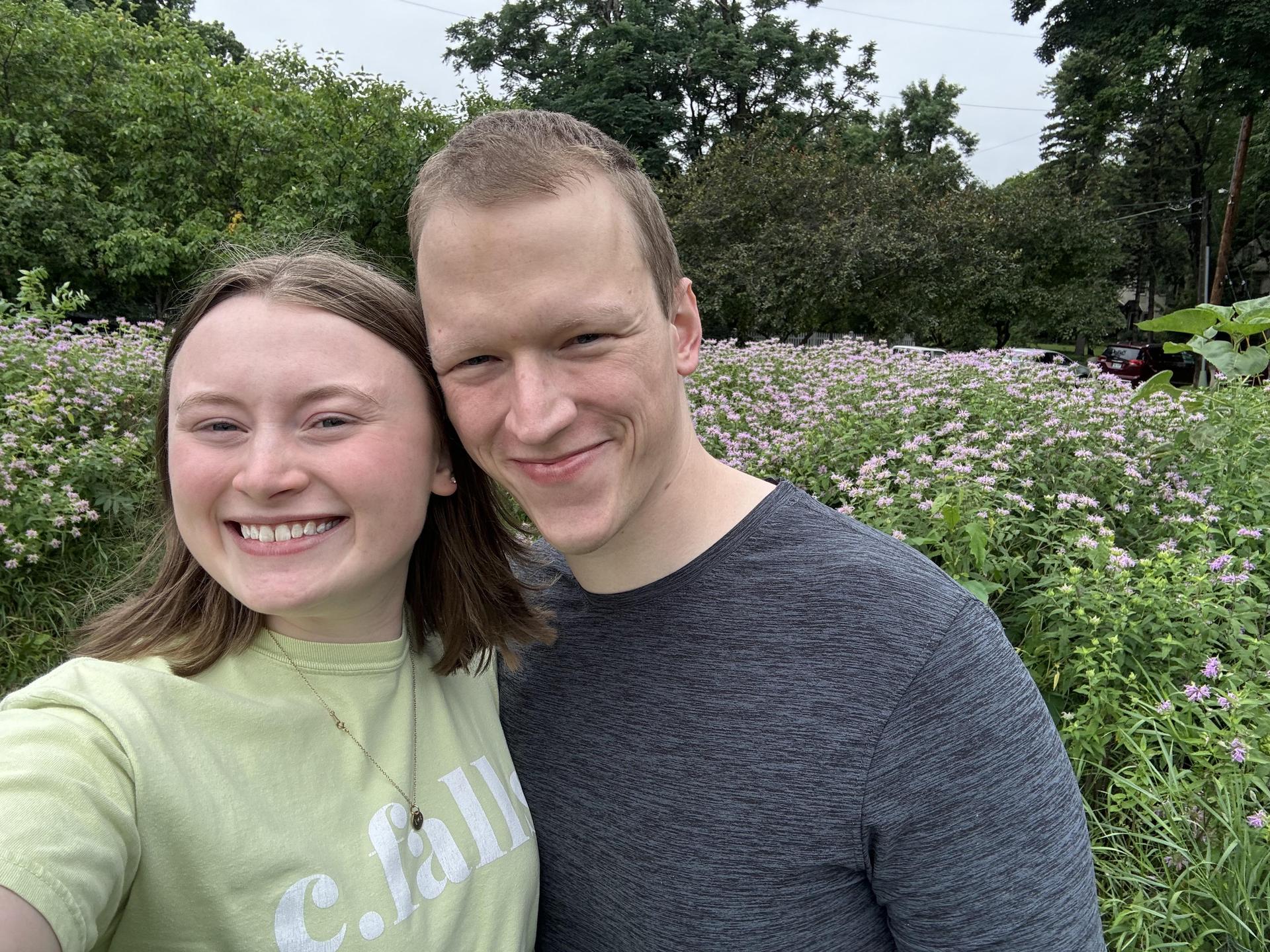 My husband and I at the University of St Thomas this summer!