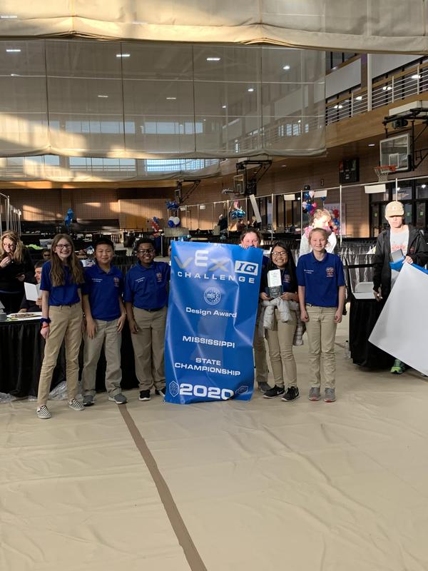 VEX Pirate Pride Robotics Team Won the Design Award at the State Championships Featured Photo