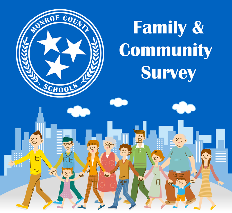 Clipart Image of family and community members