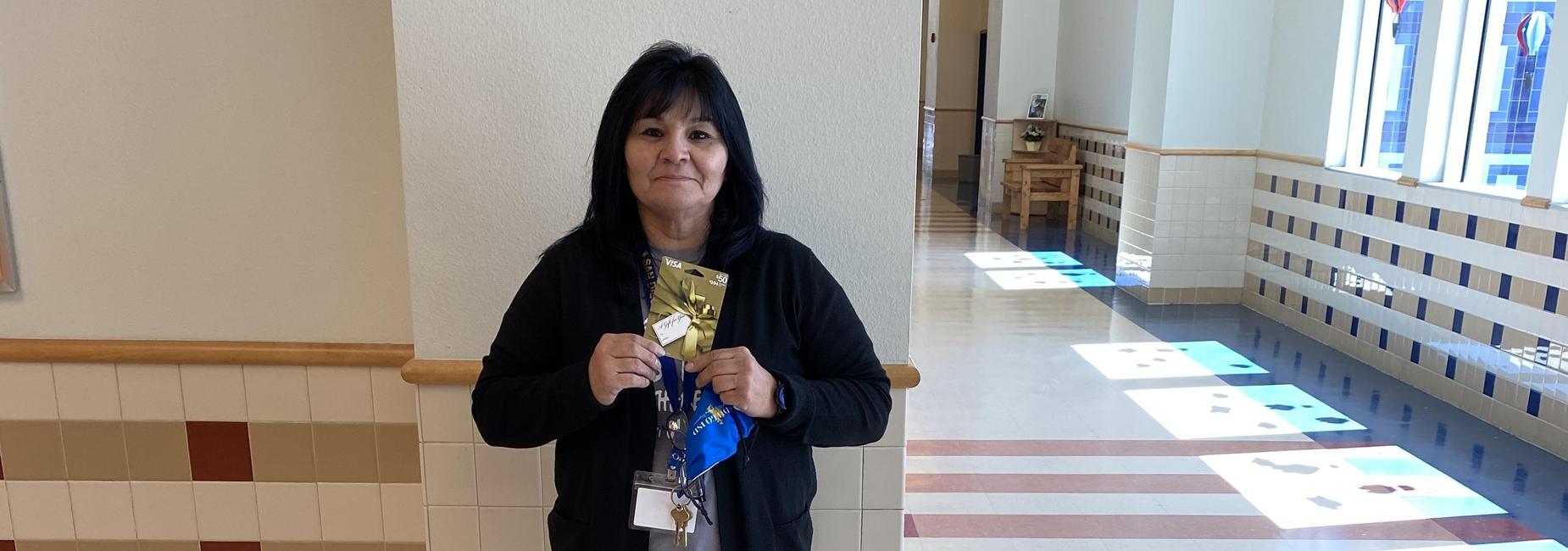 Ms. Gonzalez September Badge Winner