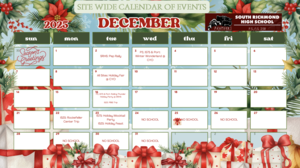 Our December site-wide calendar of events!