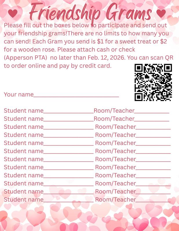 It's time for Valentine Grams.  Get them now!