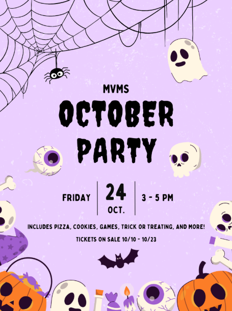 ASB's October Party Flyer