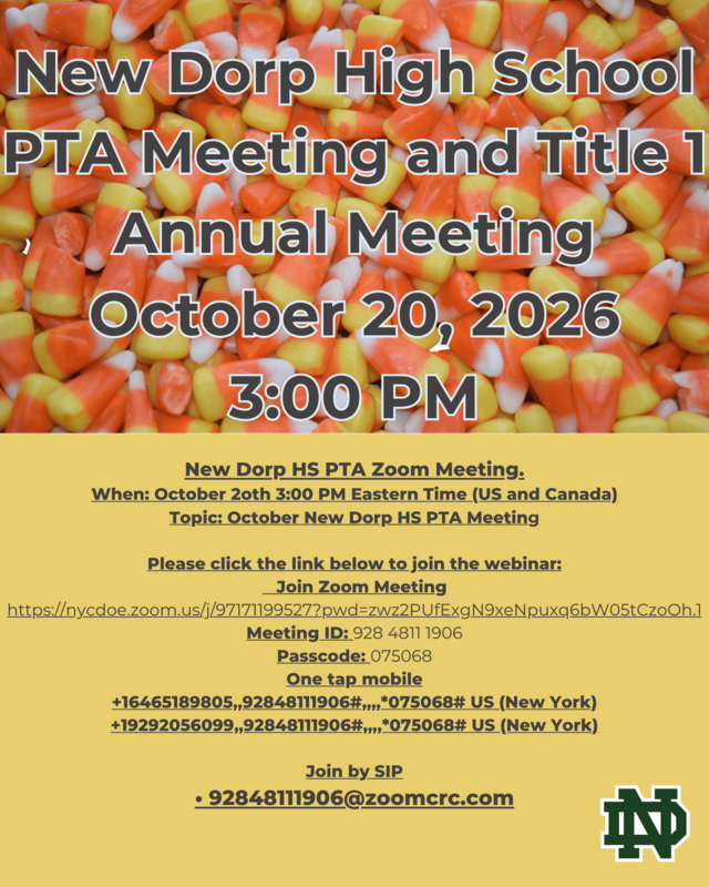 PTA meeting and Annual Title 1 Meeting