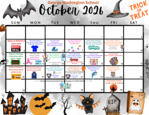 October 2026 Calendar-Washington School