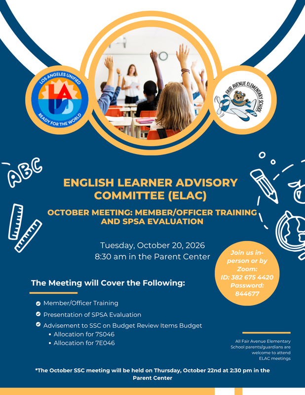 ELAC Oct Mtg ENG