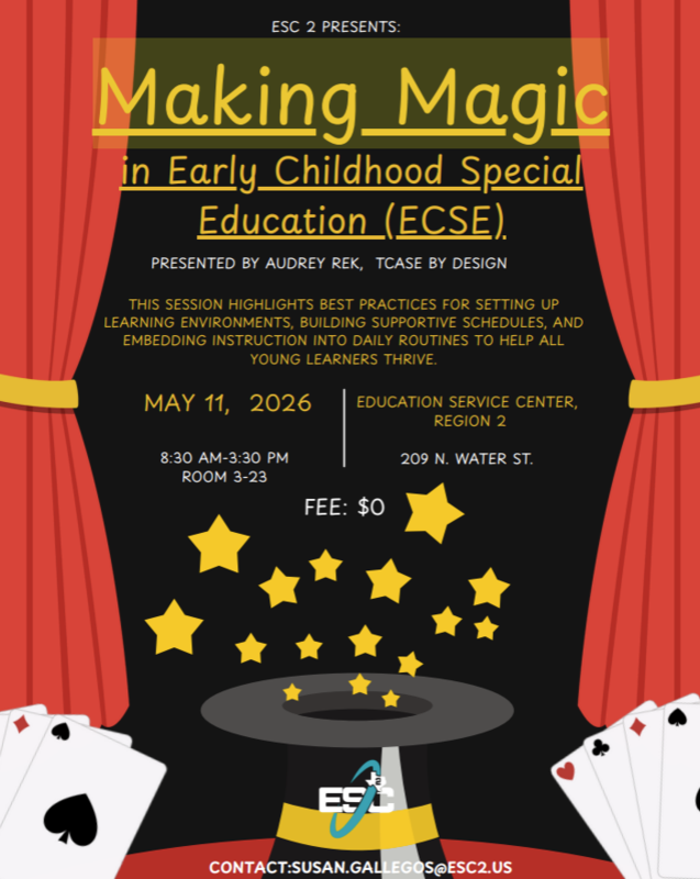 May 11, 2026 - Early Childhood Special Education