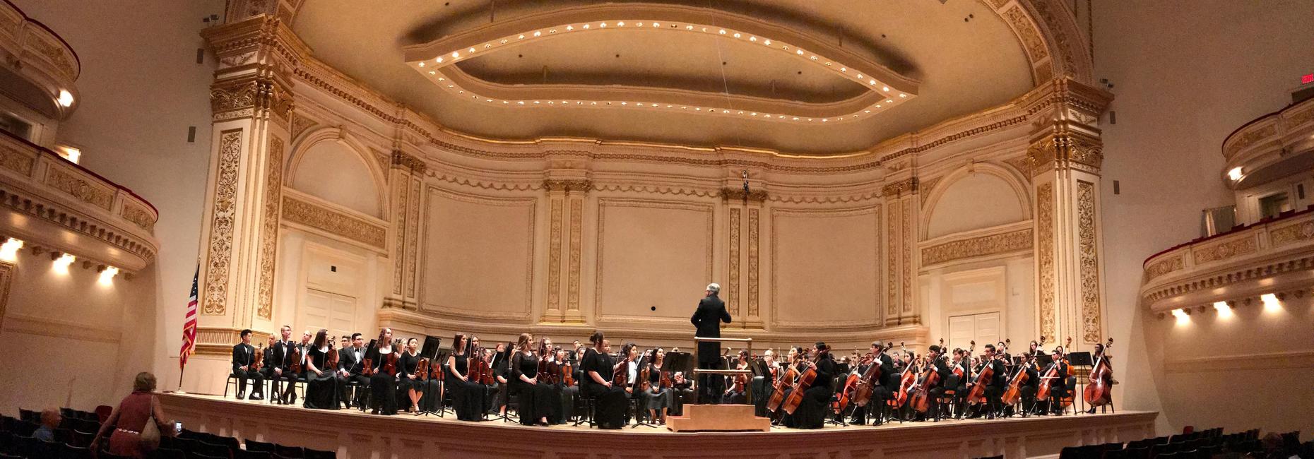 Orchestra at Carnegie Hall