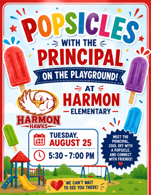 Popsicles with the Principal - Harmon Playground Featured Photo