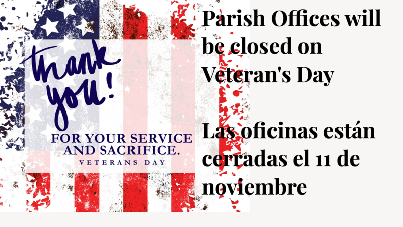 Parish Office Closed