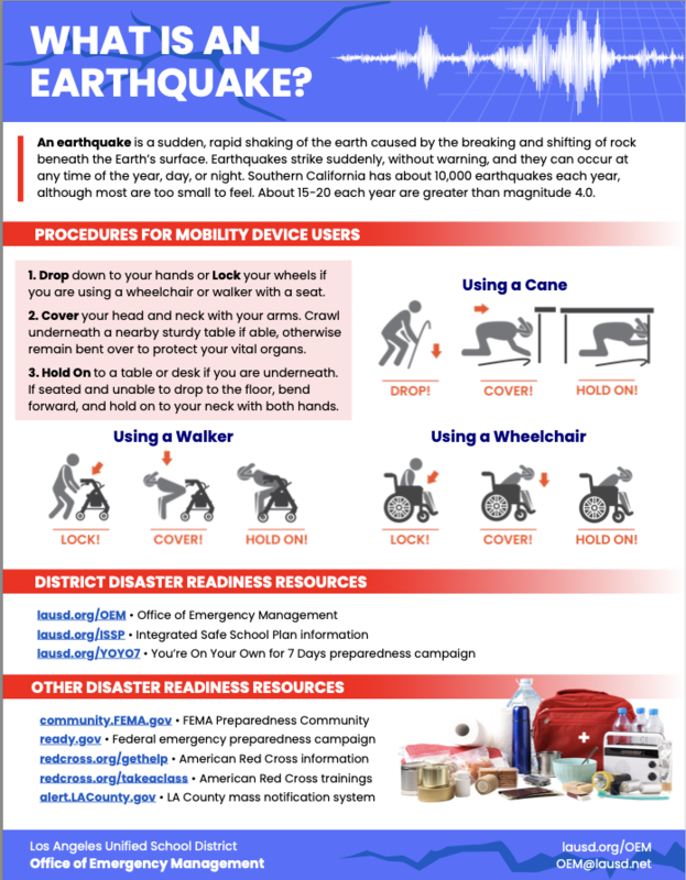 Earthquake Preparedness Flyer page 2