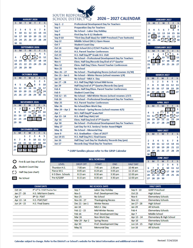 2026-2027 Calendar