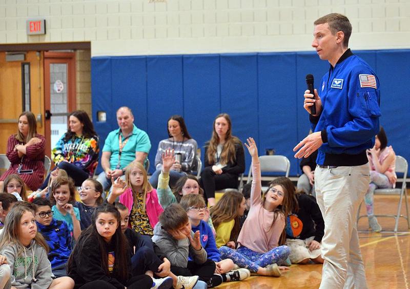 Elementary School Welcomes NASA Astronaut | Mars Area Elementary School