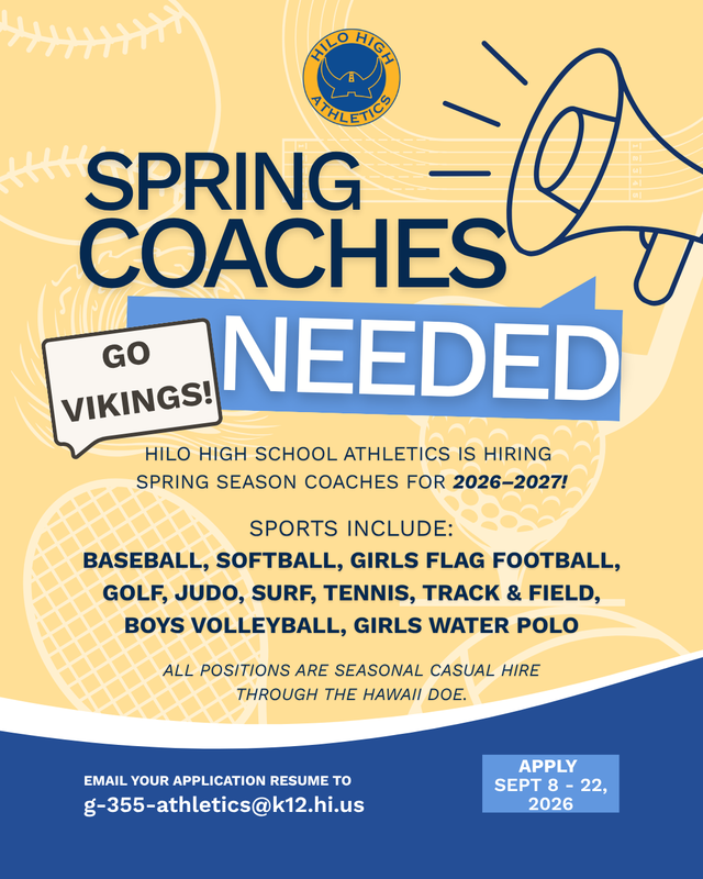 Spring Season Coaches Needed Featured Photo