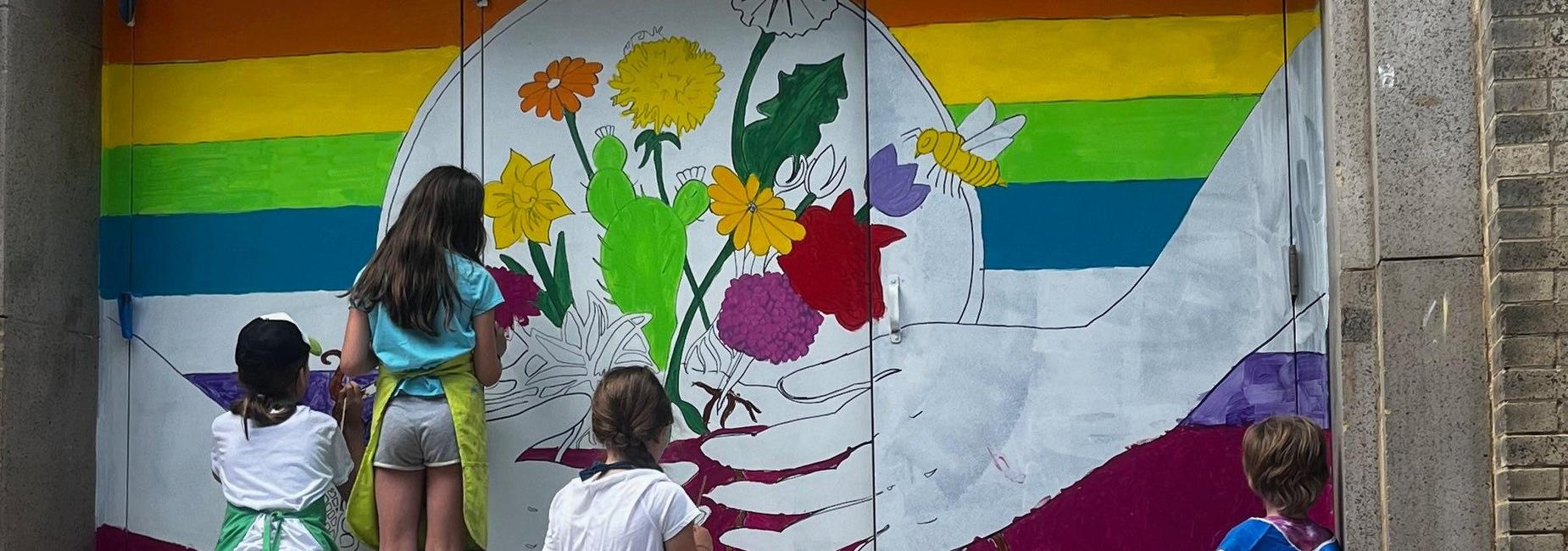 Belmont mural
