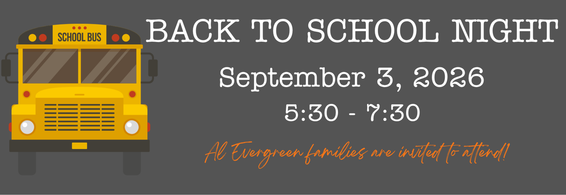 Back to School Night