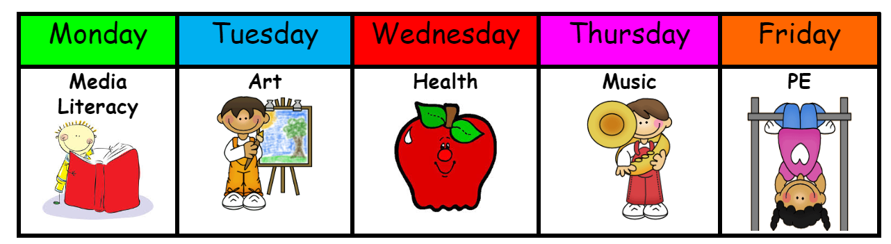 Special Schedule – Mrs. Dawn Esposito – Asher Holmes Elementary School