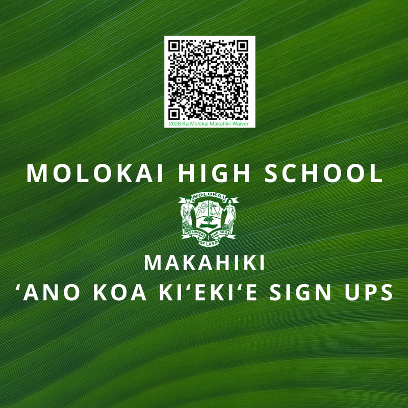 Flyer announcing Makahiki Sign Ups