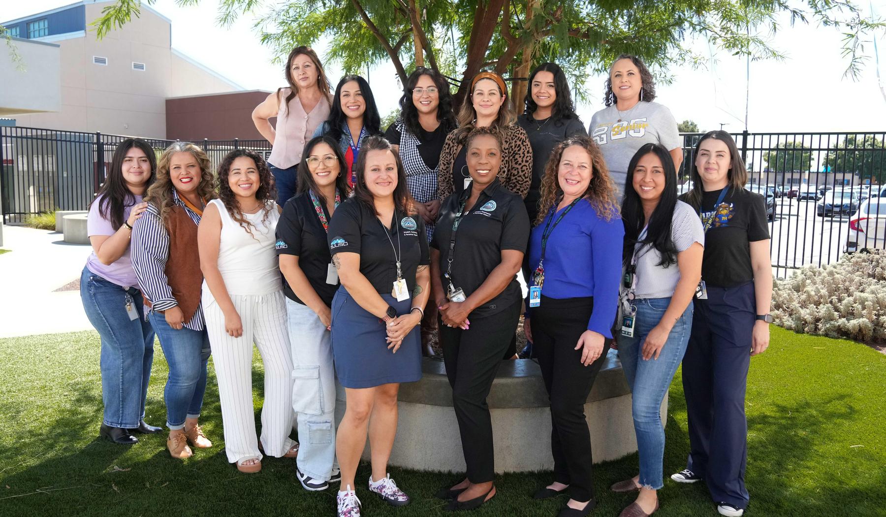 Group photo of SJUSD family Liaisons.