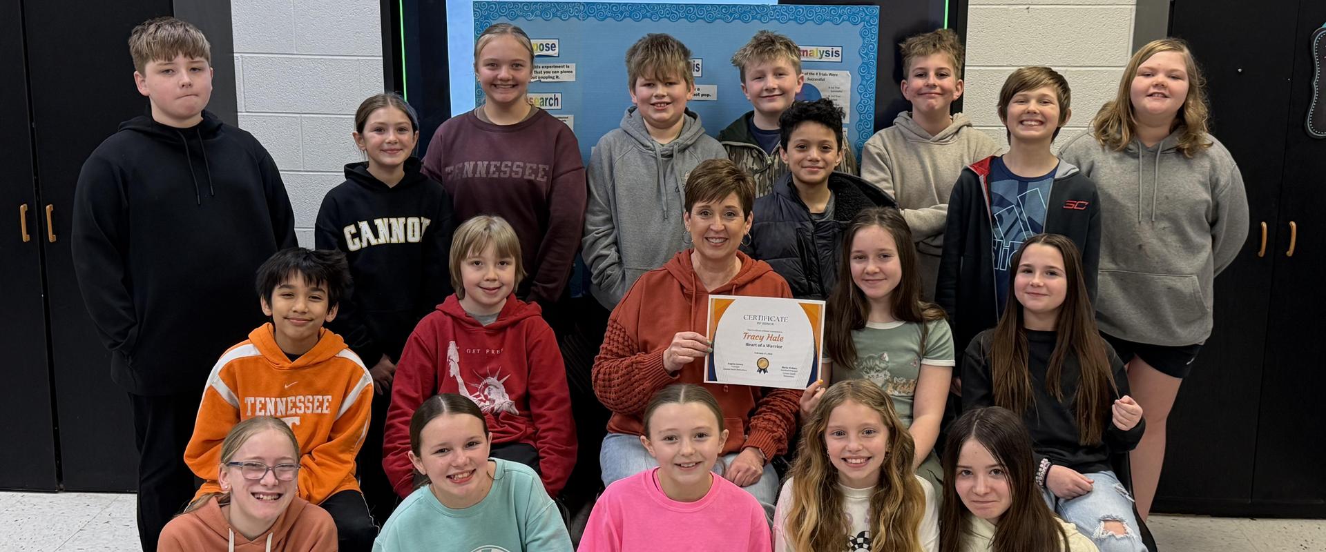 Mrs. Tracy- Staff of the Week