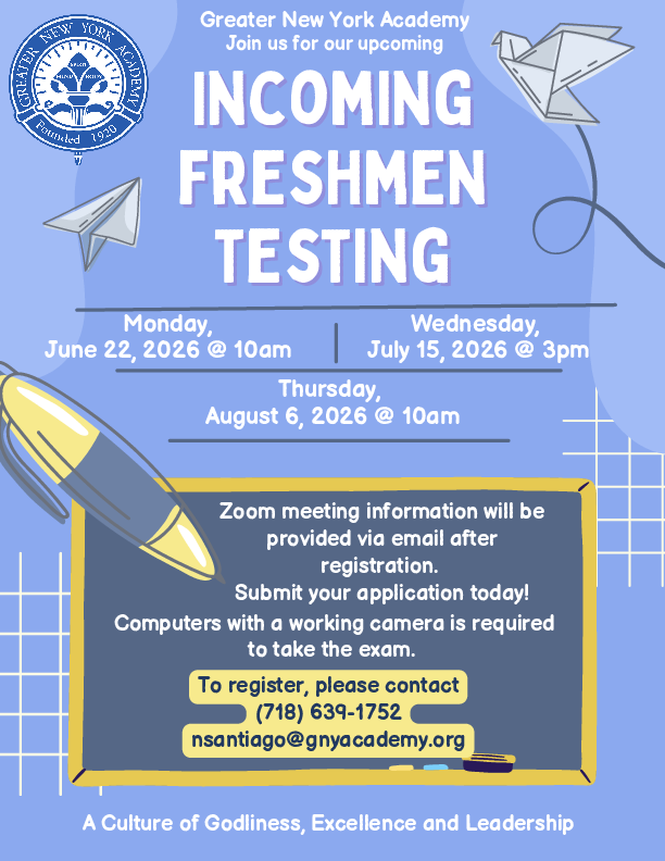 Virtual Incoming Freshmen Placement Exam Featured Photo
