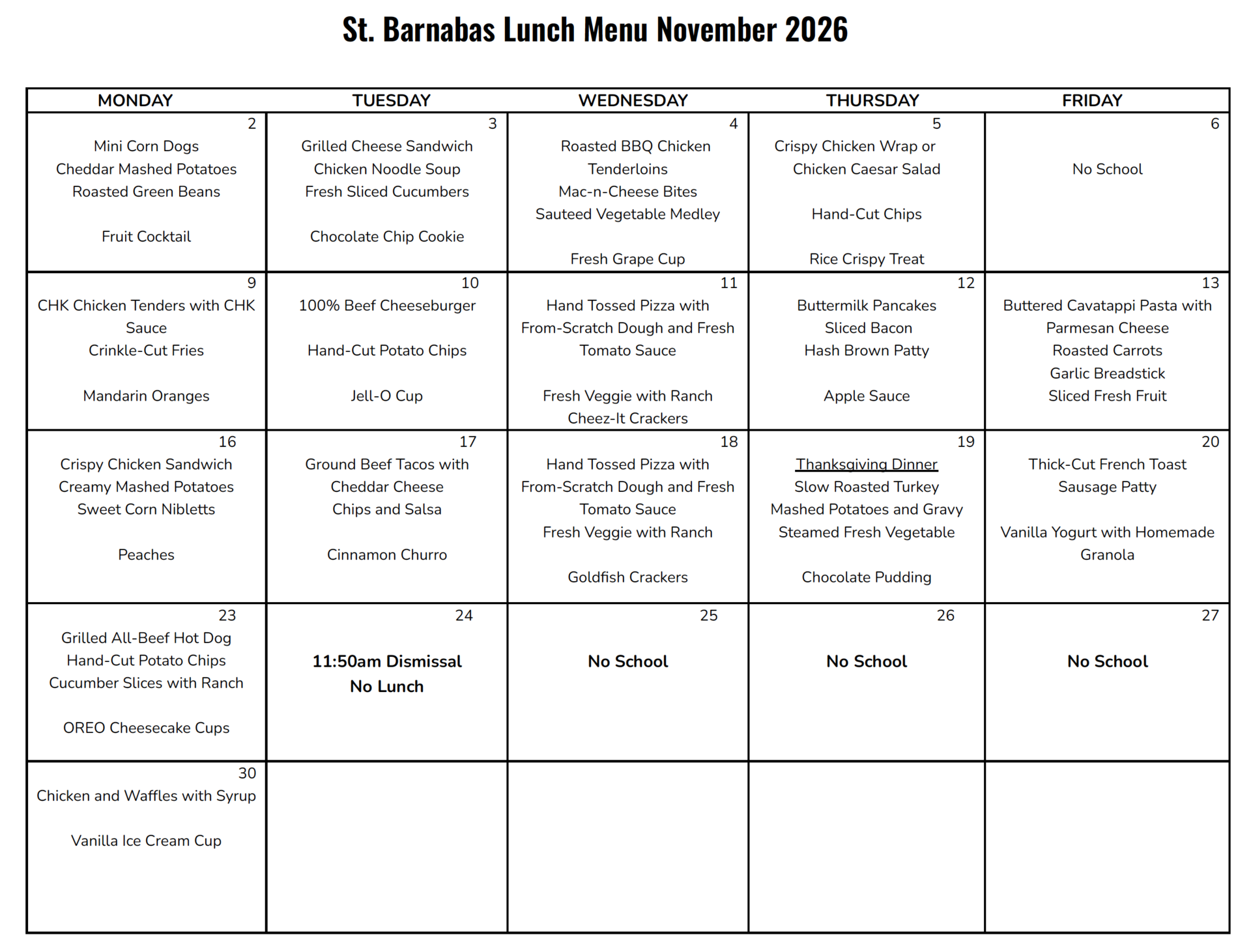 LunchMenu