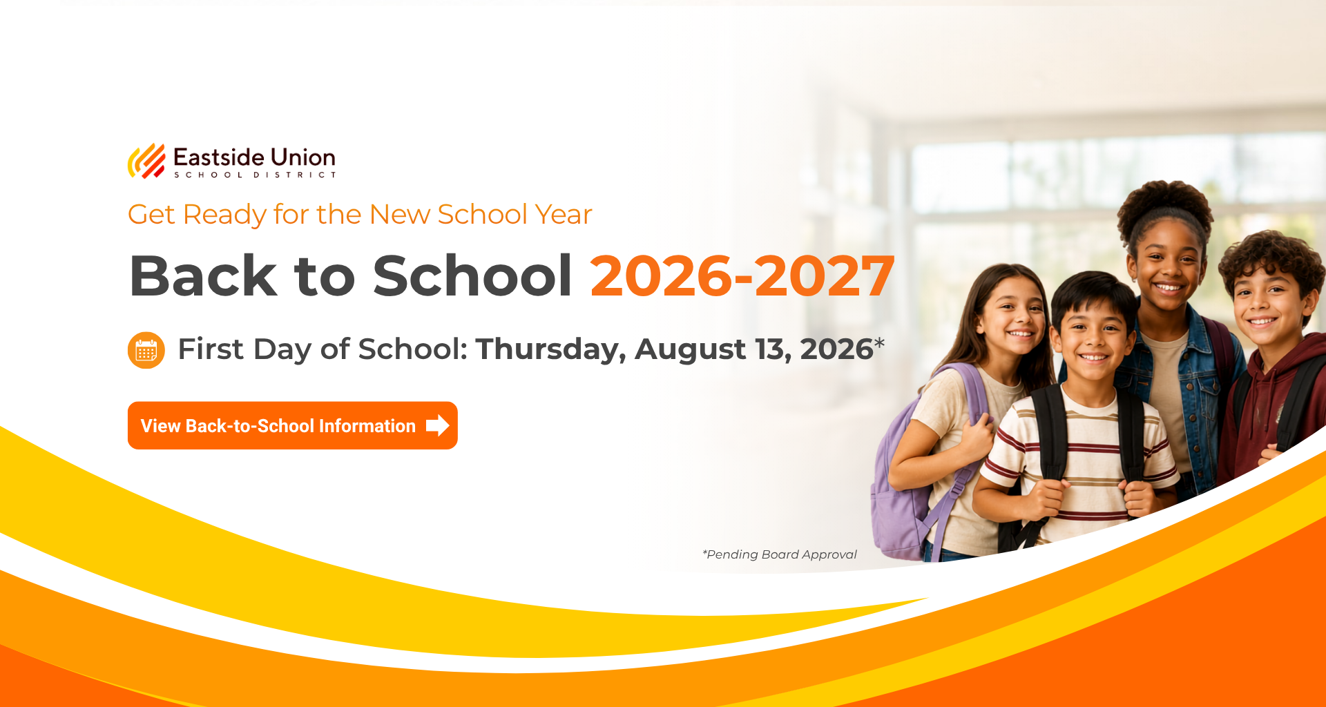 Back to School for the 2026-27 School Year