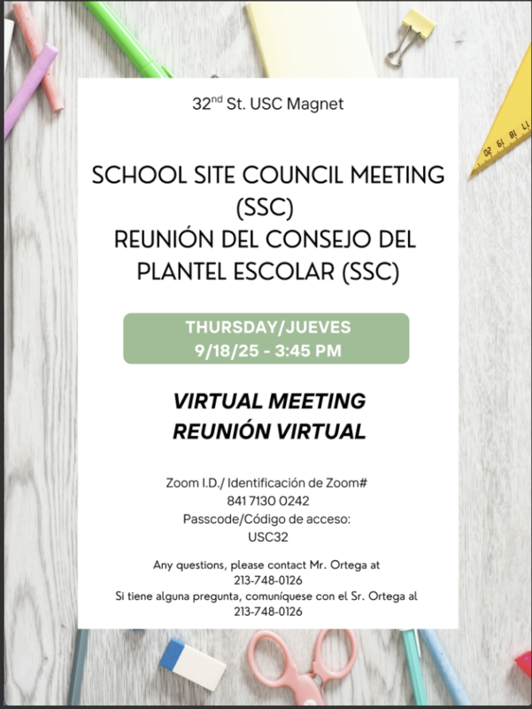SSC VIRTUAL MEETING