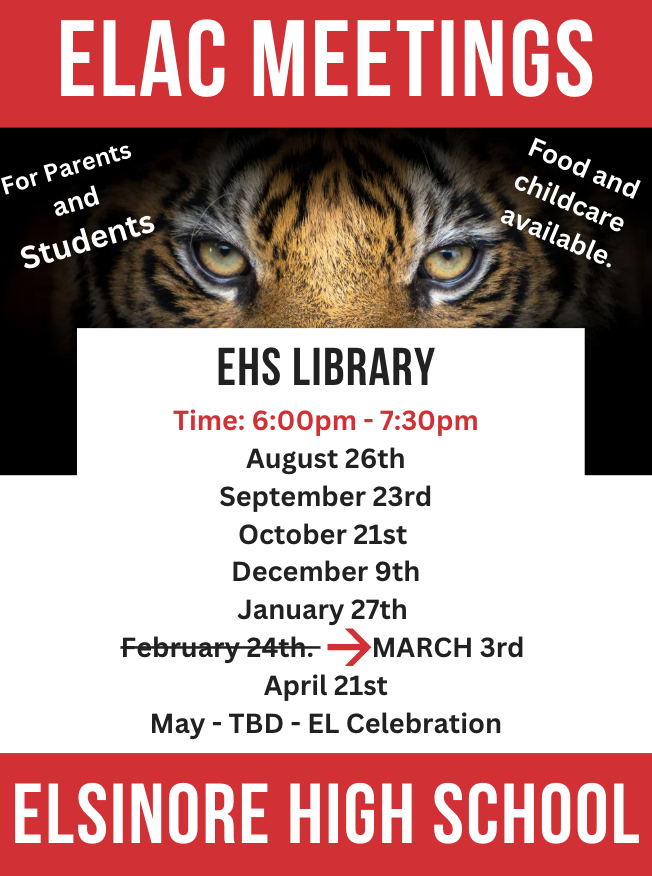 ELAC Meetings - English