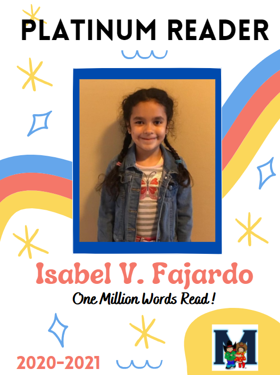 Congratulations to our 5th Platinum Reader! Featured Photo