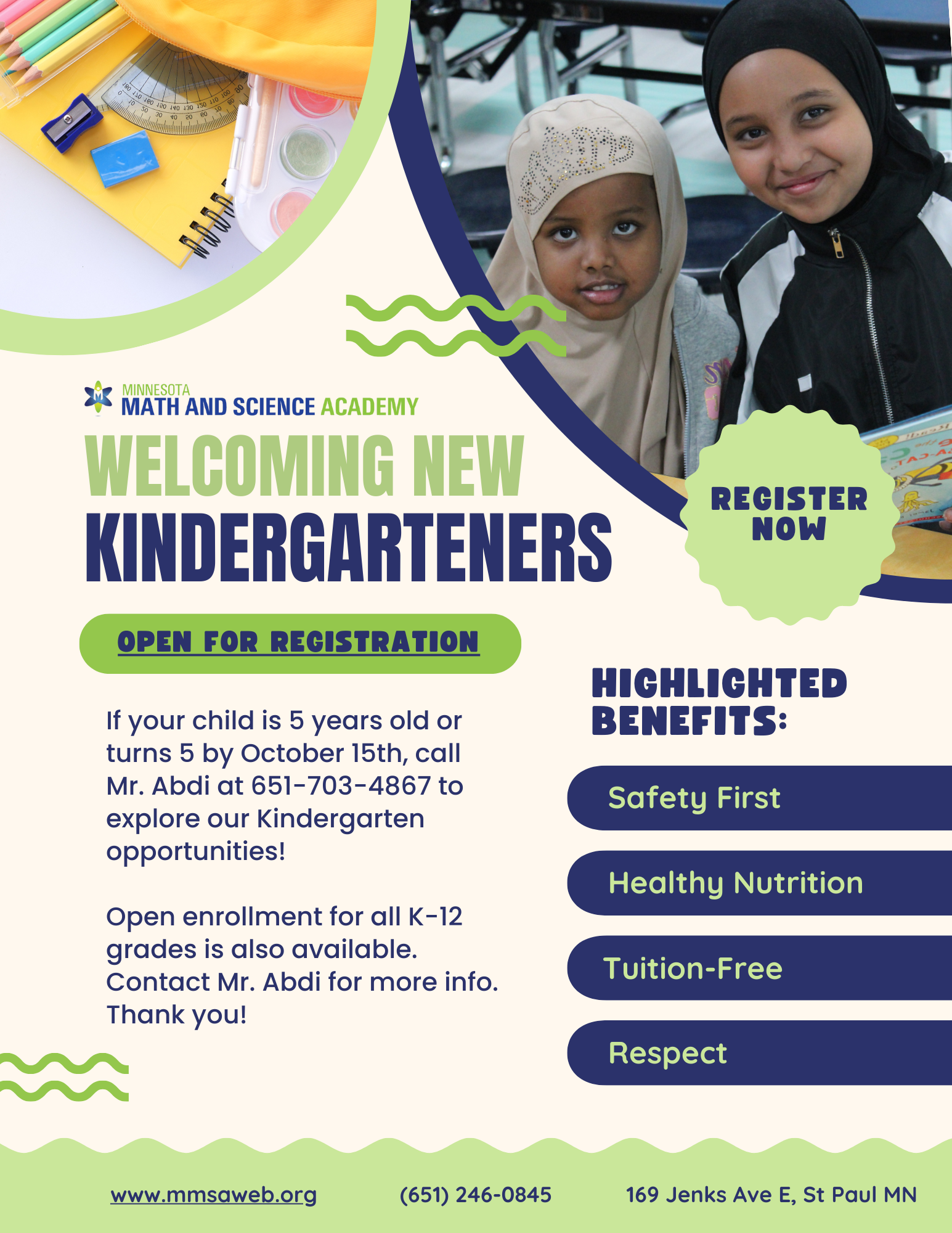 Is your child 5 or turning 5 by October 15th?