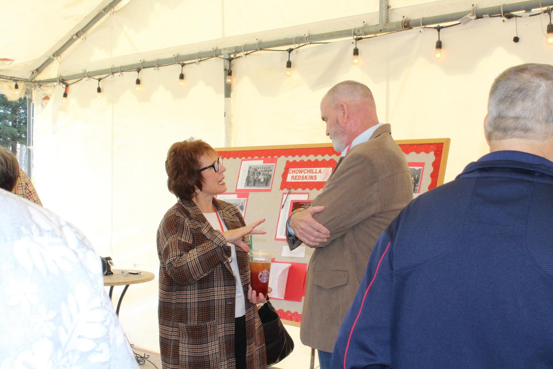 Members of the class of 1971 at their 50 year reunion