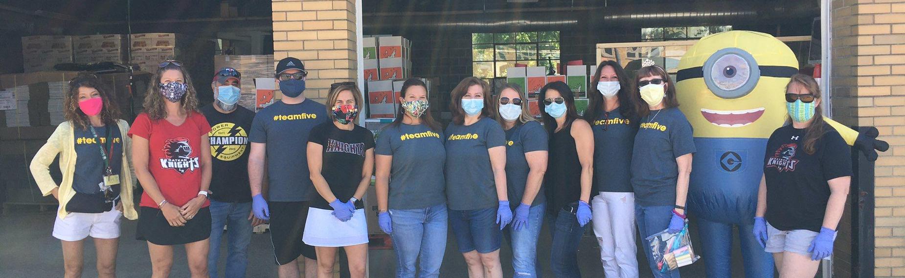 5th Grade Team at EOY Parade