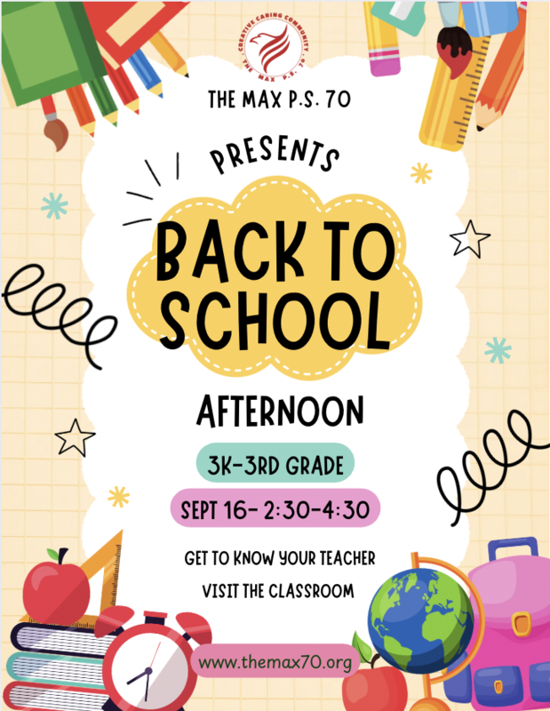 Back to School night Flyer