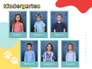 white background with student pictures