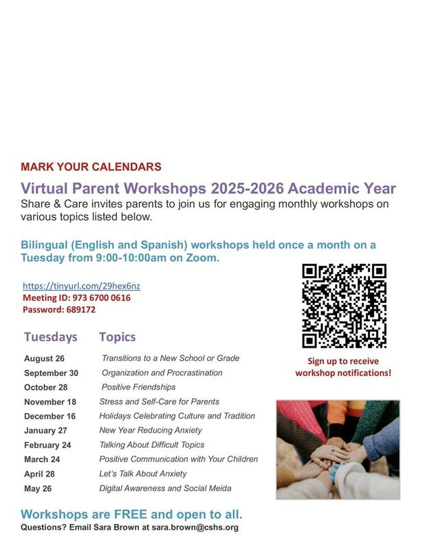 Cedar Sinai Workshops