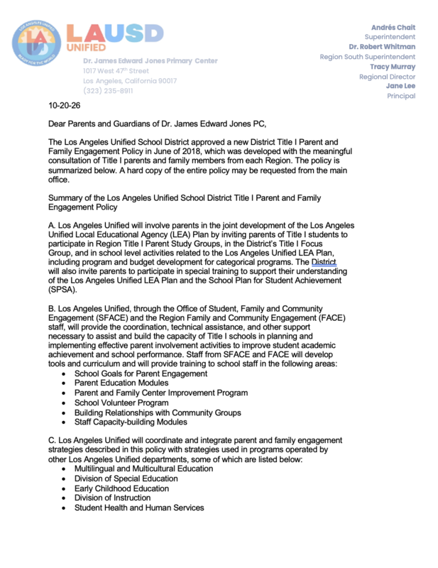 District PFEP