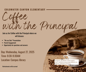 Coffee with the Principal
