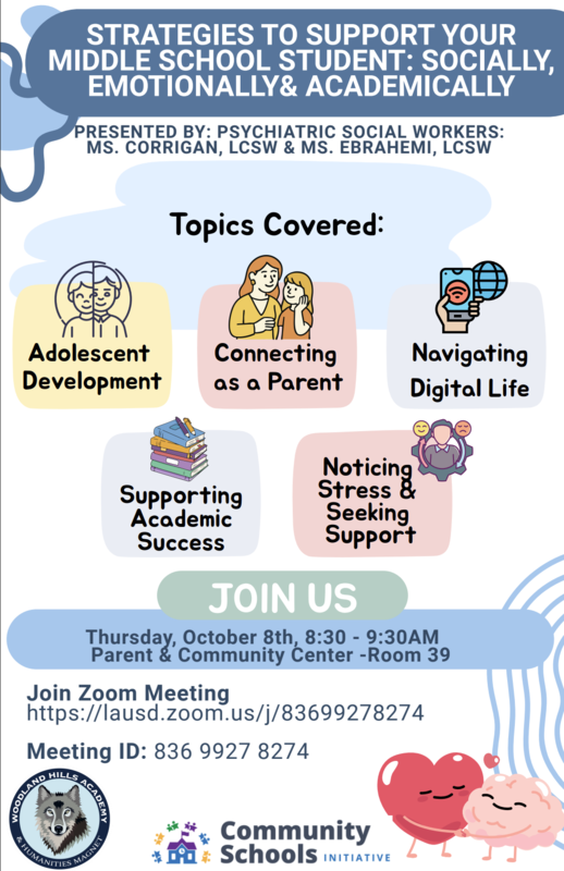 Strategies to Support Your Middle School Student Workshop - Thursday, October 8th - 8:30AM Featured Photo