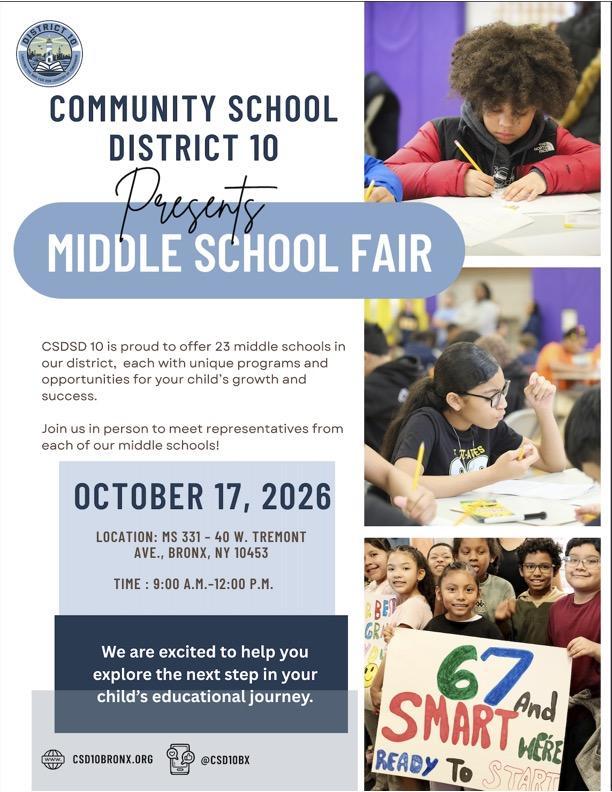 District 10 Middle School Fair 2026
