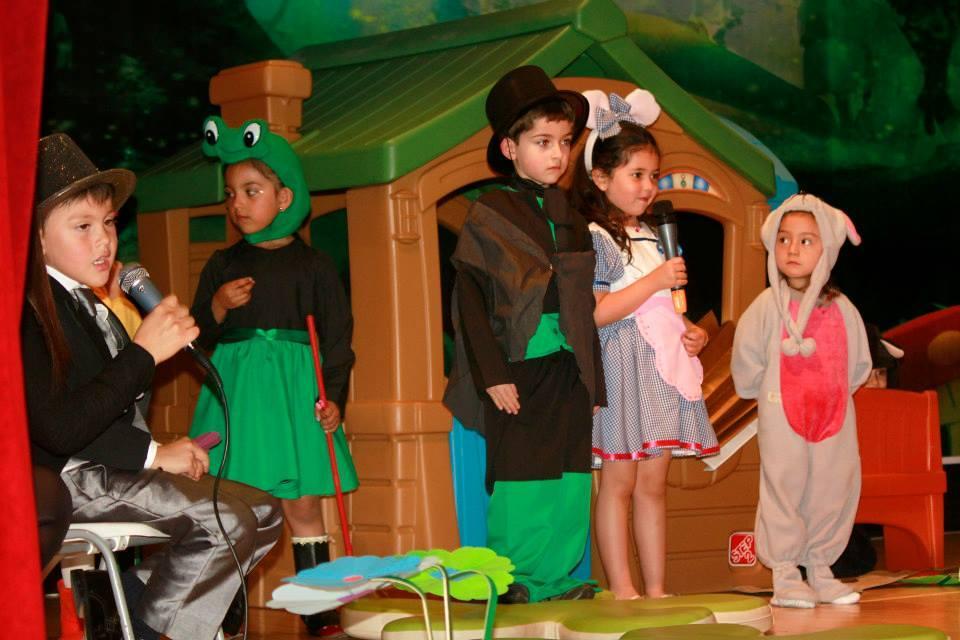 kids on stage