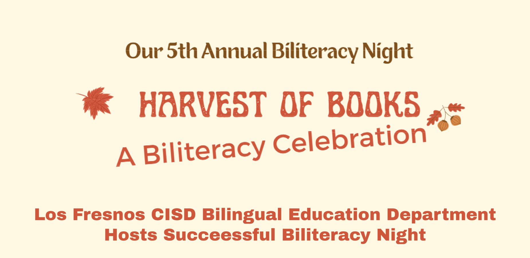 Biliteracy Night