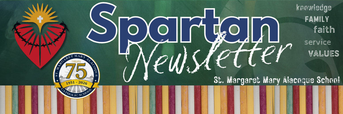 Spartan weekly banner with green background