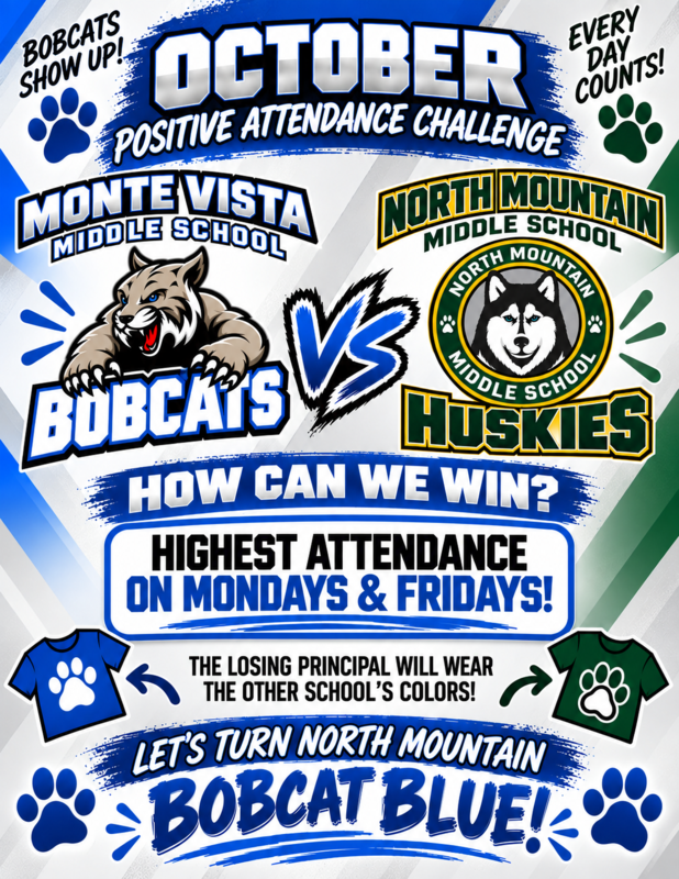 October attendance challenge flyer