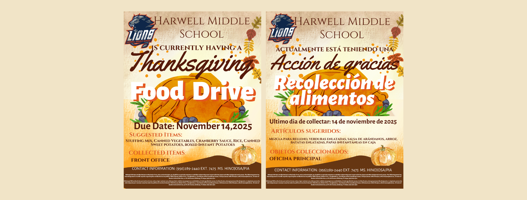 Food drive