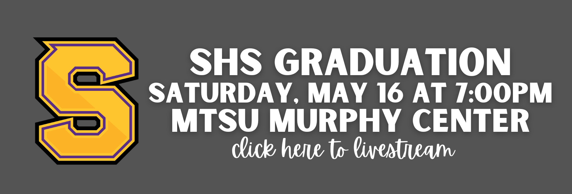 Click here to livestream graduation
