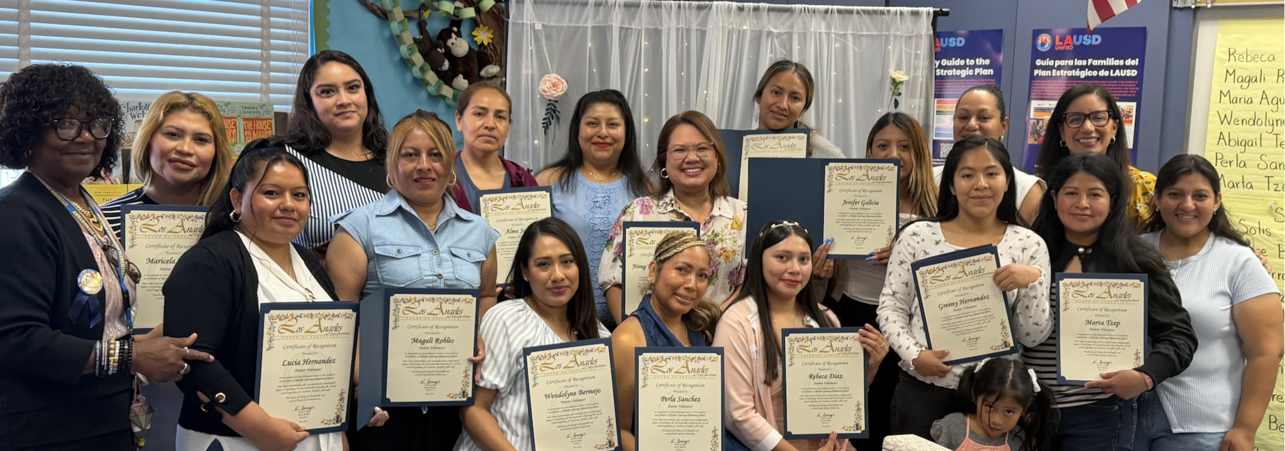 Parent Volunteer Recognition