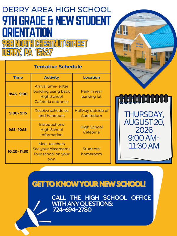 9th Grade & New Student Orientation